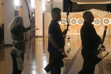 Indoor Shooting Line at Shenley