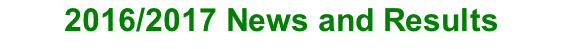 2016/2017 News and Results