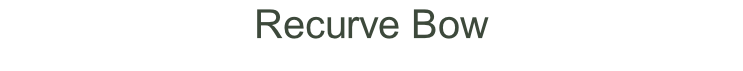 Recurve Bow